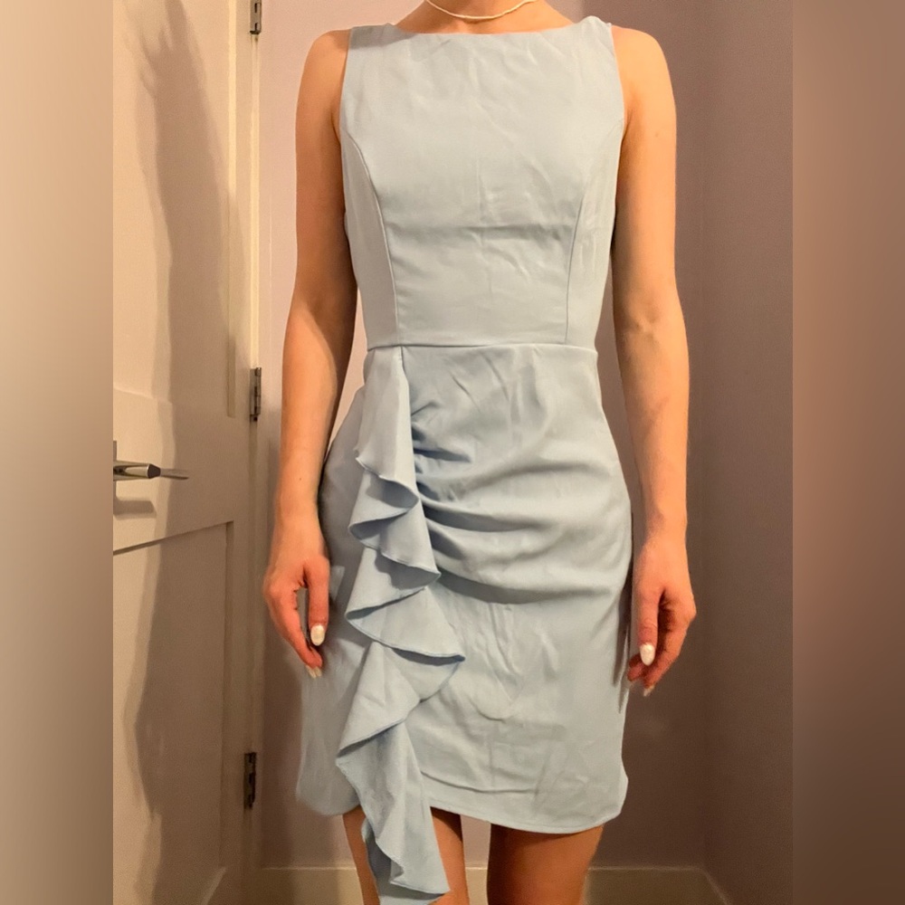 Ruffle mini dress
